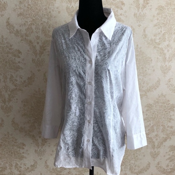 Haggar button down shirt - Picture 1 of 8